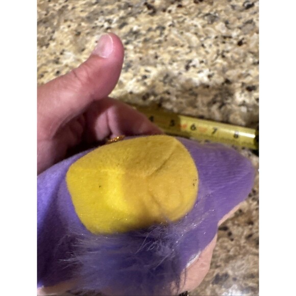 Vintage Tiny Toon Adventures Dizzy Devil Stuffed Plush Warner Bros 1990 Ace - Picture 8 of 9